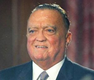 This is a September 25, 1970 photo of F.B.I director J. Edgar Hoover.  (AP Photo)